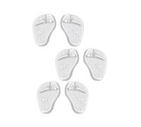 3 Pairs Clear Gel Metatarsal Pads for Toe Protectors, Soft Reusable Forefoot Cushion Inserts for Flip Flop, Self-Adhesive Non-Slip Shoe Cushion Inserts for Pain Relief