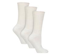 3 Pairs Diabetic Socks with Grips | Extra Wide Non Slip Slipper Socks