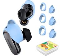[3 Pairs] Ear Tips Cover for Bose QuietComfort Earbuds II (2022) &Bose QuietComfort Ultra Earbuds (2023), Silicone Sport Ear Hook Cover, Anti-Slip Replacement Eartip Accessories (S,M,L) (Blue)