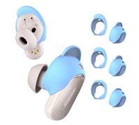 [3 Pairs] Ear Tips Covers for Bose QuietComfort Earbuds II&Bose QuietComfort Ultra Earbuds, WOFRO Anti Slip Silicone Sport Wingtip Anti Scratches Eartip Accessories (S/M/L) -Blue