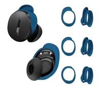 [3 Pairs] Ear Tips Covers for New Bose QuietComfort Earbuds, Sport Anti-Slip EarTips Silicone Anti Scratches Replacement Ear Covers Earbuds Accessories (S/M/L) (Blue)