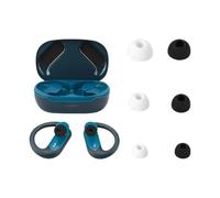 3 Pairs Ear Tips for JBL Endurance Peak 3, Replacement Earbud Covers Silicone Earcups Ear Caps Bluetooth Headset, 3 Different Size (White)
