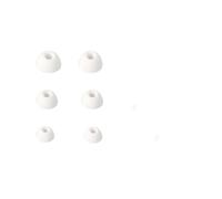 3 Pairs Earbuds Tips Replacement Compatible for ANKER Soundcore Liberty 5 Pro, Soft Silicone Ear Tips Headphone Eartips Buds Cups Headset Ear Caps Sleeves(S/M/L) (white)