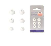 3 Pairs Earbuds Tips Replacement Compatible for CMF by NOTHING BUDS Pro 2, Silicone Ear Tips Headphone Covers Earpads In Ear Eartips Buds Cups Headset Ear Caps Sleeves Cover (S/M/L) (WHITE)
