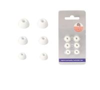 3 Pairs Earbuds Tips Replacement Compatible for JBL ENDURANCE PEAK3, Silicone Ear Tips Headphone Covers Earpads In Ear Eartips Buds Cups Headset Ear Caps Sleeves Cover (S/M/L) (White)