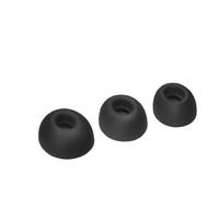 3 Pairs Earbuds Tips Replacement Compatible for JBL Tour Pro 2, Soft Silicone Ear Tips Headphone Eartips Buds Cups Headset Ear Caps Sleeves (S/M/L) (black)