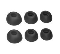 3 Pairs Earbuds Tips Silicone Ear Tips for JBL Tour Pro 2 Replacement Earbuds Cover Cap S/M/L 3 Size Cushion Earplug Tips for Tour Pro2 Earphones (black)
