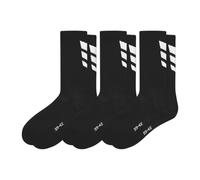 3 Pairs Erima Wings Sport Handball Training Unisex Cotton Socks black 218 2501