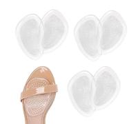 3 Pairs Foot Cushions for Women, Comfortable Heel Inserts, Gel Adhesive Forefoot Support High HeelsInsoles, Invisible & All-Day Comfort High Heel Metatarsal Pad for Foot Pain Relief