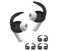 [3 Pairs] for AirPods Pro 3 (2025) Devil Horn Ear Hooks,Anti-Slip Sport Grips for Apple Air Pods Pro 3rd Generation,Soft Silicone Air Pod 3 Accessories,Black[NOT Fit in Charging Case]