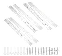 3 Pairs French Cleat Picture Hanger, 30cm Z Bar Hanger with Screws Aluminium Interlocking Wall Mounting Bracket Heavy Mirror Hanging Kit for Picture Hardware Kit