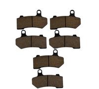 3 Pairs Front & Rear Motorcycle Brake Pads Compatible With V-Rod & Night Rod Muscle 2005 2014 VRSCR VRSCD Universal Fit Aftermarket Replacement