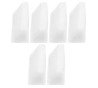 3 Pairs Grinding Wheel Splash Guard Sponge Replacement | White High-density Sponge Pads, Precision-cut Edges, Spare Parts for Optical Labs and Eyewear Repair Equipment
