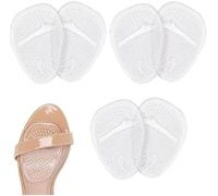 3 Pairs Heel & Forefoot Cushions for Women - Gel Adhesive High Heel Inserts with Metatarsal Support - Invisible, All-Day Comfort - Foot Pain Relief Pads