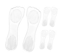 3 Pairs High Heel Inserts - Transparent Gel Insoles for Women, Cushioned Party Feet Pads for Heels, Anti-Slip, Shock-Absorbing Shoe Inserts for Forefoot Pain Relief, Blister Protection