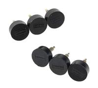 3 Pairs High Heel Plates Shoe DIY Repair Tip Replacement 14 mm Black