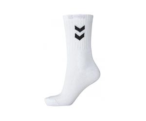 3 Pairs Hummel Basic Sport Training Unisex Cotton Socks black white 22030 SALE
