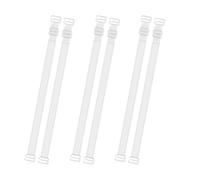 3 Pairs Invisible Clear Bra Straps Non-Slip Adjustable Replacement Shoulder Straps Soft Transparent Strap for Women Girls Wedding Summer Beach Party Gift