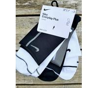 3 Pairs L 8-11 42-46 NIKE Everyday Plus Ankle SOCKS White Black Grey CK6021 Nik2