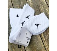 Jordan Everyday Crew Socks (3 pairs) - White - Polyester 8-11