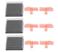 3 Pairs Lower Eyelash Stamps False Bottom Lashes Stamps Silicone V Shape Lower Eyelash Print Practice Assistant Makeup Took