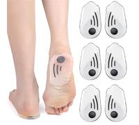 3 Pairs Medial Lateral Heel Wedge Insoles Heel Cushion, Silicone Orthopedic Shoe Inserts Insoles with Magnet, O/X Type Leg Corrector Correction Insole for Foot Alignment, Knock Knee Pain, Bow Legs (M)