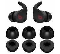 3 Pairs Memory Foam Compatible Beats Fit Pro Ear Tips Buds, S/M/L 3 Size Replacement, Cancel Noise, Anti-Slip, Fit in Case, Comfortable No Silicone Pain Earbuds - Black