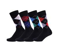 3 Pairs Mens Dress Suit Work Heavy Graph Dots Sock Cotton Rich Smart Design Multipack-One Size-Dress Suit Work Socks Size UK 6-11 (UK, Numeric, 6, 11, Regular, Regular, Black Multi)