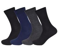 3 Pairs Mens Dress Suit Work Heavy Graph Dots Sock Cotton Rich Smart Design Multipack-One Size-Dress Suit Work Socks Size UK 6-11 (UK, Numeric, 6, 11, Regular, Regular, Black Grey Blue)