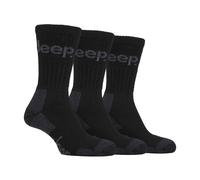 3 Pairs Mens Luxury Jeep Terrain Walking Hiking Work Boot Sport Running Socks