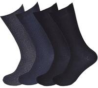 3 Pairs- Mens Ribbed Big Foot Diabetic Socks Multipack Soft Loose Top Non-Elastic 100% Cotton Sock Optimal Support Circulation Gentle Grip Swollen Feet Socks-Size-UK 11-14