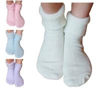 3 Pairs Mixed Ladies Sleeperzzz Brushed Bed Socks