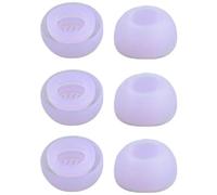 3 Pairs NovemFoal Replacement Eartips Compatible with Soundcore P40i by Anker Ear Tips, Silicone Earbuds Cushions Earplugs Accessories, XS/S/M/L (Purple, M)