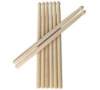 3 Pairs of (6pcs) Wooden Drum Sticks Hard Maple Drumsticks Accessories Percussion Instruments Kids/Student/Beginners Wood Tip Maple Drumsticks for Rock Band