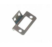 3 Pairs of Cabinet Door Flush Hinges BZP ZINC Plated Steel 38MM (1 1/2 ")