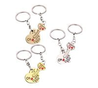3 Pairs of Keychains, Love Pendants, Couple Keychains, Creative Heart-Shaped Keychains, Couple Gift Decorations