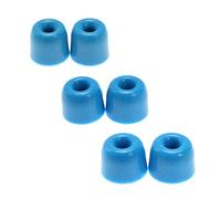 3 Pairs of Memory Foam Ear Tips Earphone Buds Noise Isolation 3.0mm Earbuds Eartips Replacement Compatible with TIN HiFi T2 Pro 3 Sizes S/M/L Blue