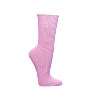 3 Pairs of Socks Made from 100% Pure Organic Cotton Black, pink, 39-42