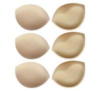 3 Pairs Of Sponge Breast Pads, Bra Inserts, Soft And Comfortable Breast Pads, Ladies' Supplies, Bikini Accessories.