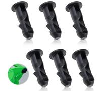 3 Pairs of Wheelie Bin Lid Hinge Pins Black Plastic Fit Commercial Wheelie Trash Bins 240l