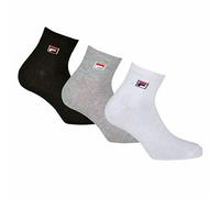 3 Pairs Of Women's Fila Low Cotton Stretch Socks With Logo Art F9303 D