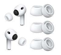 3 Pairs Replacement Ear Tips Compatible with AirPods Pro 3(2025), Soft Silicone Ear Tips for AirPods Pro 3, Add Foam Microparticle filling layer, Built-in Dust Guard Screen (XX-Small)