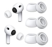 3 Pairs Replacement Ear Tips Compatible with AirPods Pro 3(2025), Soft Silicone Ear Tips for AirPods Pro 3, Add Foam Microparticle filling layer, Built-in Dust Guard Screen (S/M/L)