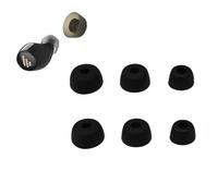 3 Pairs Replacement Eartips for Jabra Elite 75t/65t/Active/Sport Evolve - Silicone Earmuffs S/M/L Sizes (1.38+1.23+1.02cm), Soft Comfortable Custom Fit Earplugs for Jabra Wireless Earbuds