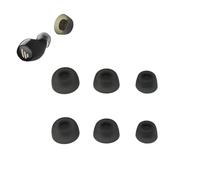 3 Pairs Replacement Eartips for Jabra Elite 75t/65t/Active/Sport Evolve - Silicone Earmuffs S/M/L Sizes (1.38+1.23+1.02cm), Soft Comfortable Custom Fit Earplugs for Jabra Wireless Earbuds