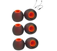 3 Pairs | Replacement Silicone Ear Plugs Compatible with JBL Reflect Flow, Endurance Peak II, Tune 125TWS, 130NC, 215TWS Earphones | Noise Isolation | S/M/L 3 Different Sizes