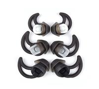 3 Pairs S/M/L Replacement Silicone in Ear Earbud Tips Set Earphone for Bo-se QC20 QC20i SoundSport SIE2i IE2 IE3 Black