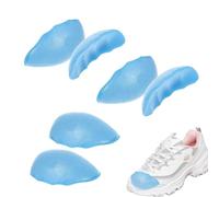 3 Pairs Shoe Filler Inserts for Loose Shoe Black Shoe Insert to Make Shoe Smaller Toe Inserts for Shoes Too Big,Make Shoes Fit Prevent Heel Sliping for Men and Women (Blue, Small: Half Size Bigger)