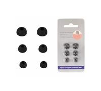 3 Pairs Silicone Earbuds for Anker Soundcore Liberty 4 Pro,daunke Replacement Earbuds,3 Different Size (S/M/L),soft and comfortable,for In-Ear Headphones,Black