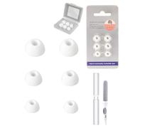 3 Pairs Silicone Earbuds for HUAWEI FreeBuds 4i，daunke Replacement Earbuds，3 Different Size (S/M/L)，soft and comfortable，for In-Ear Headphones，White